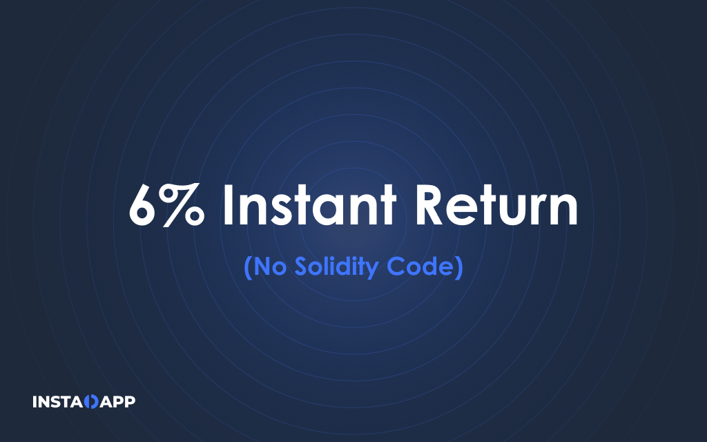 6% Instant Return 1 Eth Txn with 4 Protocols (No Solidity Code)