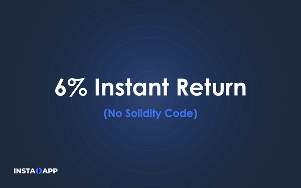6% Instant Return 1 Eth Txn with 4 Protocols (No Solidity Code)